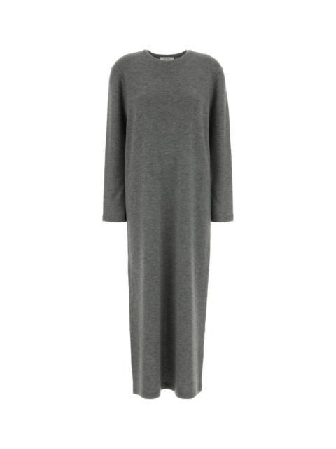 The Row Grey cashmere Alina dress