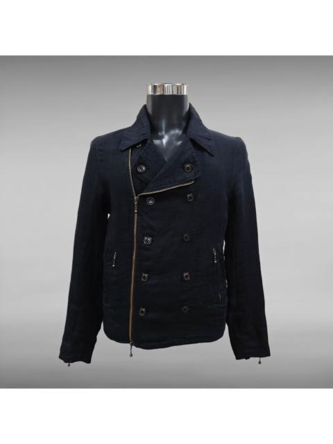 Other Designers If Six Was Nine - Glamb I6W9 Inspired Hemp Cotton Double Breasted Jacket