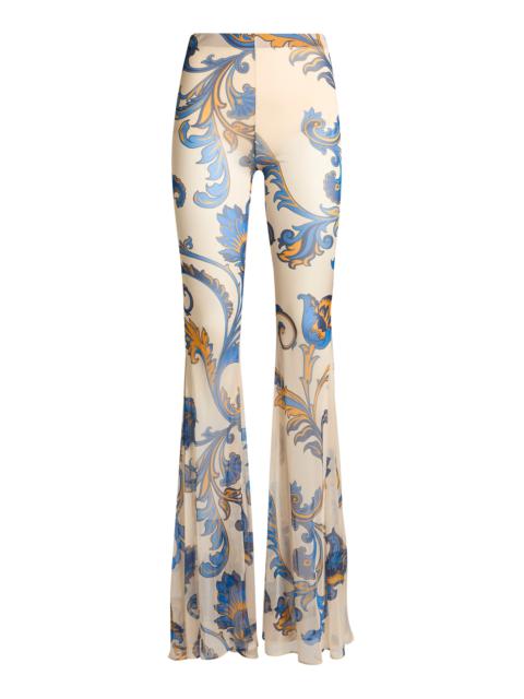 Etro Sheer Jersey Pants multi