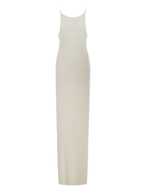 ÉTERNE Iris Stretch Cotton-Modal Maxi Dress ivory