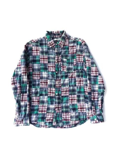 Other Designers Japanese Brand - Global Work Patchwork Curt Cobain Style Shirt Button Up