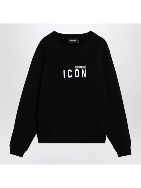 Dsquared2 Icon Black Crewneck Sweatshirt Men