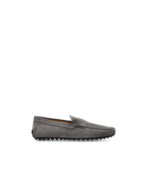 Tod's TOD's Gray Suede Loafers New & Authentic (Men's size:11;)