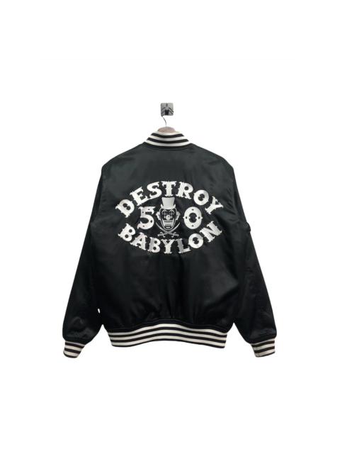 Duppies Destroy Babylon Oversized Varsity Jacket Size M