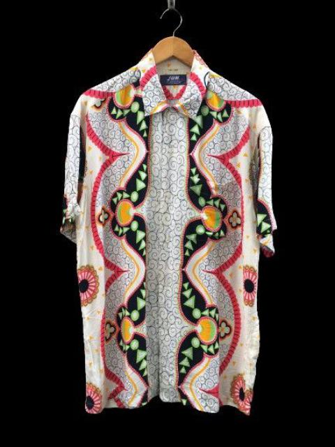Other Designers Japanese Brand - vintage JUN MEN all over print rayon hawaiian shirt