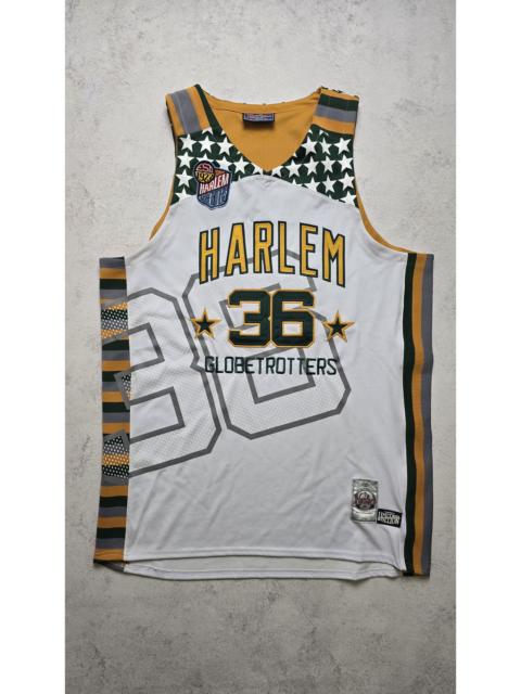 Other Designers Vtg Harlem Globetrotters #36 Meadowlark Platinum Fubu Jersey
