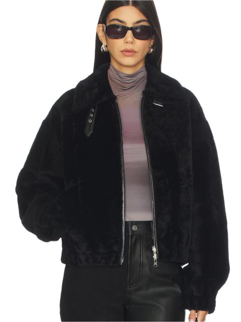 Helmut Lang Shearling Bomber