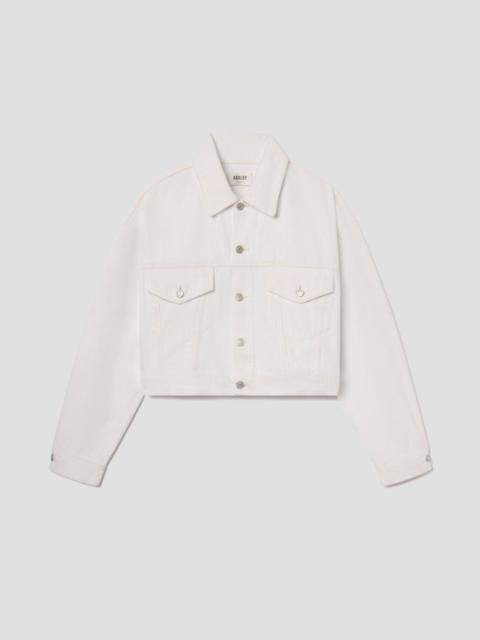 AGOLDE PALMER JACKET IN MILKSHAKE