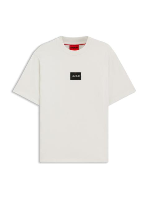 HUGO TORTOISE-LOGO T-SHIRT IN COTTON JERSEY