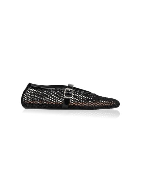 Alaïa Mesh Mary Jane Flats black