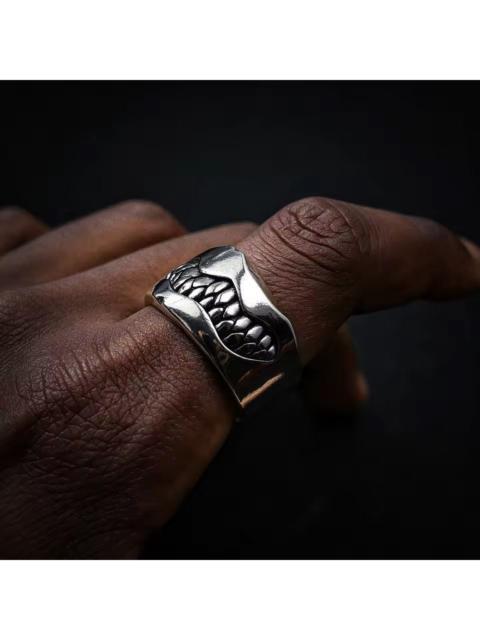 Other Designers Vintage - Teeth Adjustable Open Ring