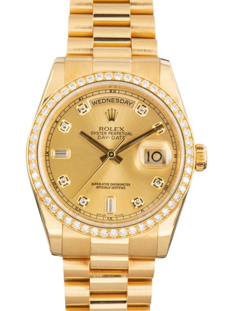 ROLEX Pre-Owned Rolex Day-Date President Ref 118348 Diamond
