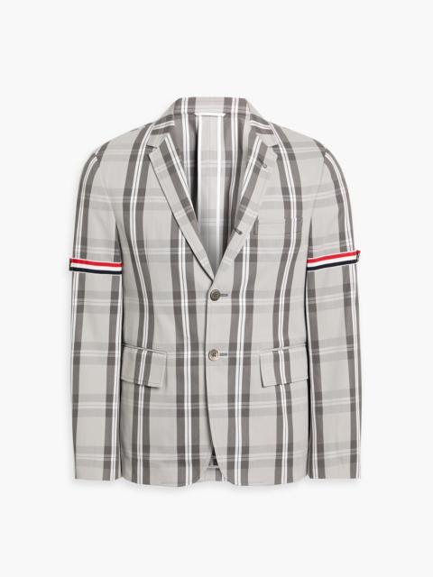Thom Browne Checked cotton-twill blazer