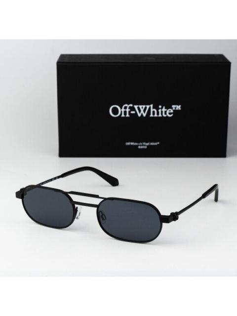 Off-White Off-White VAIDEN Men Sunglasses Black Grey Oval OERI123 VAIDEN 1007 NEW AUTHENTI
