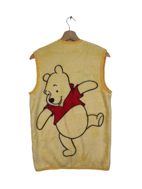 Other Designers Vintage - Vintage Winnie The Pooh Fleece Vest All Over Print
