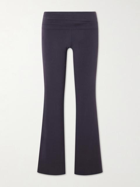 SKIMS Stretch-cotton Jersey Foldover Pants