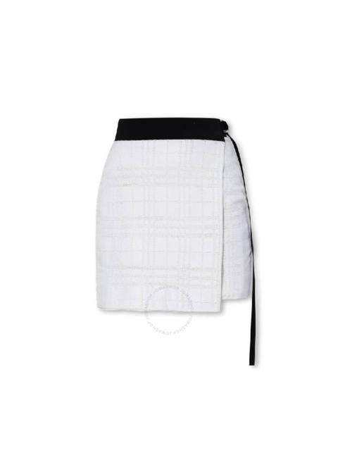 Burberry Everlie Wrap Mini Skirt