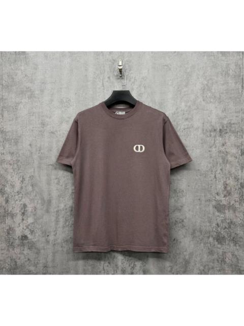Dior Dior 25 New Color Embroidered Logo Heavyweight Short-Sleeve T-Shirt