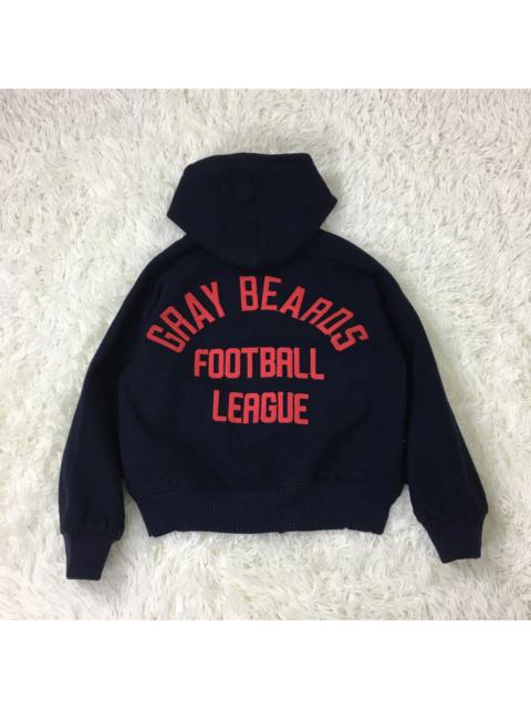 Other Designers Japanese Brand - Japanese Gray Beards Wool Hoodie Bomber