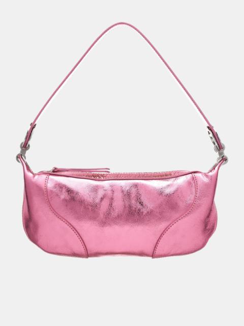 BY FAR Mini Amira Metallic Bag