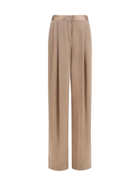 TOM FORD Tom Ford Straight Silk Pants Desert Taupe