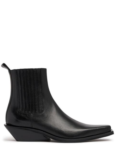 Harper medium heel pointy Chelsea boots