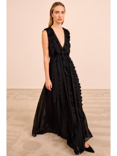 ULLA JOHNSON Aida Cascading Ruffle Gown