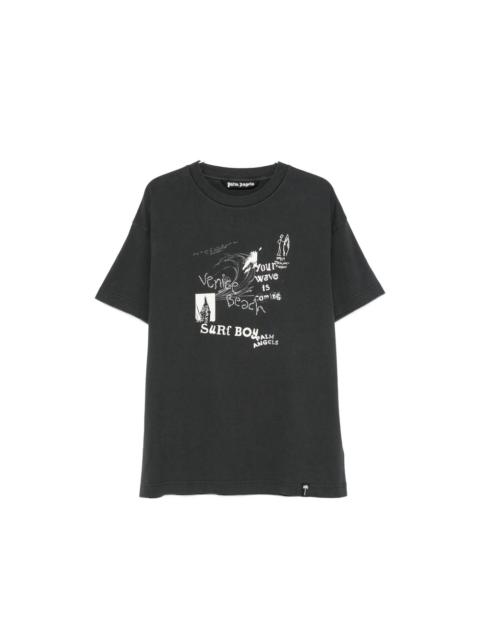 Palm Angels Palm Angels Black T-Shirts & Vests - T-Shirts Men