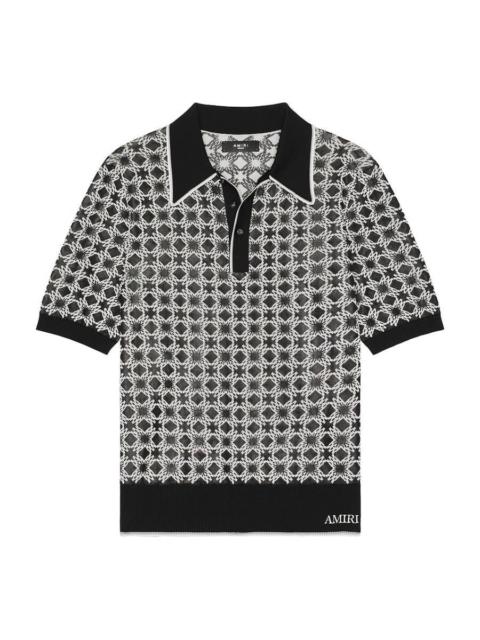 AMIRI Amiri MA Quad Monogram Polo Shirt