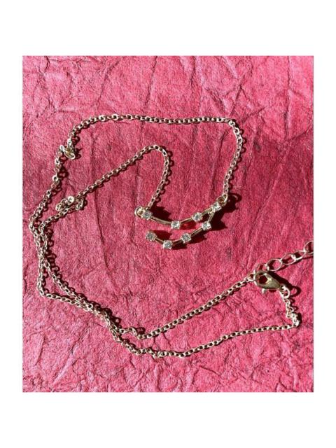Unbranded - Gold Plated Necklace Capricorn Zodiac Sign Constellation Cubic Zirconia