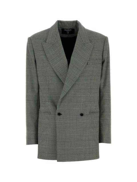 Balmain Balmain Women Embroidered Wool Blend Blazer