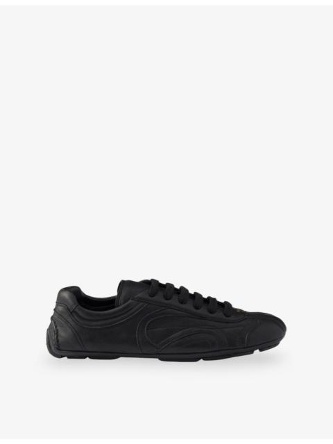 Prada Montecarlo Leather Trainers