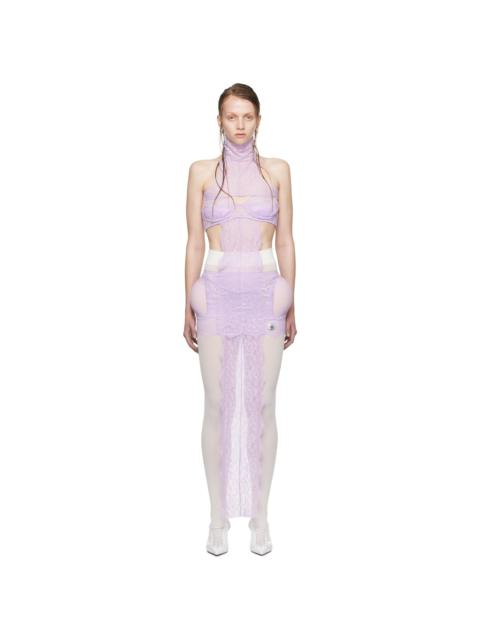 Jean Paul Gaultier Purple Shayne Oliver Edition Minidress