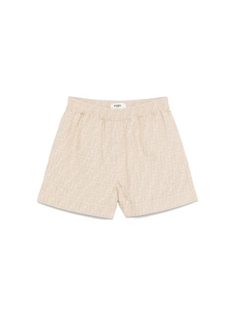 FENDI Fendi Neutrals Shorts - Short Shorts Women