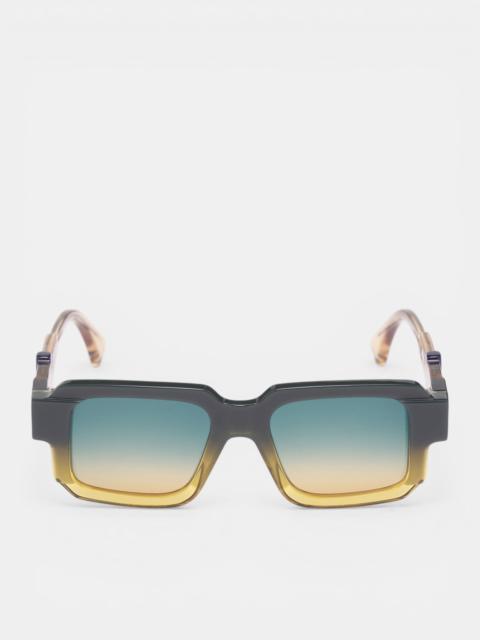 Kuboraum I03 Gradient Translucent Rectangular Sunglasses