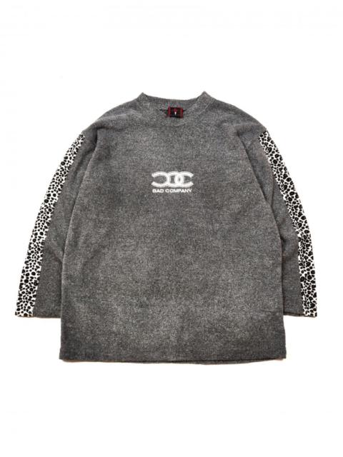 Other Designers Vintage - Bad Company Leopard Fleece Sweater Sweatshirt