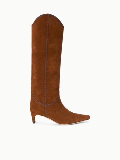 STAUD STAUD WESTERN WALLY BOOT TABAC SUEDE ESPRESSO