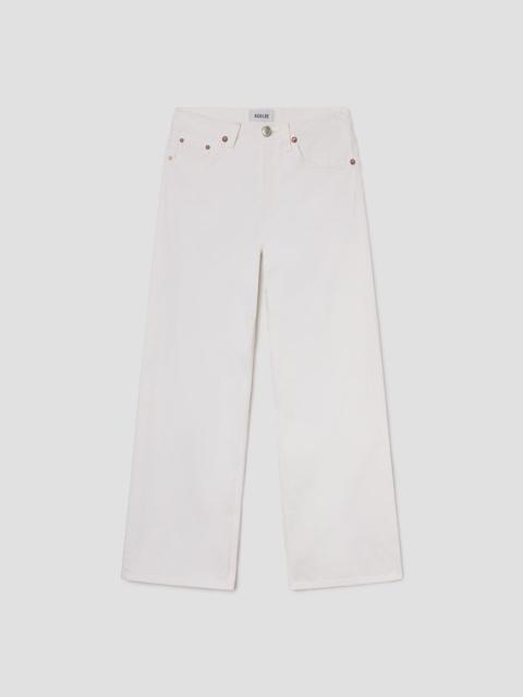 AGOLDE ARC JEAN IN CHALK WHITE