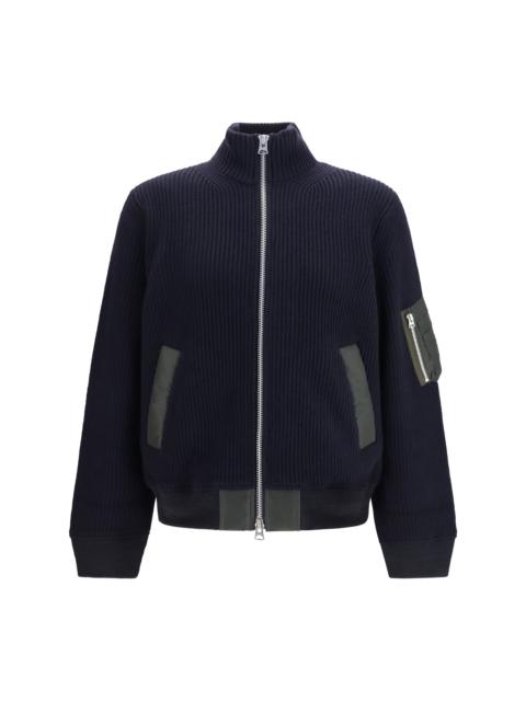 sacai Sacai Men Ribbed Sweater