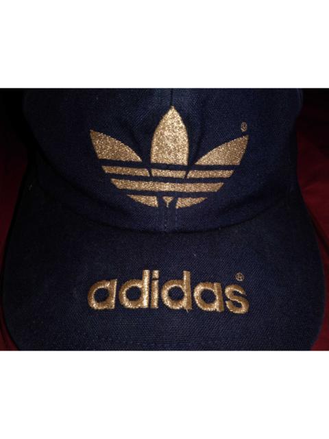 adidas VTG 80s Adidas Trefoil Gold embroidered spell out logo