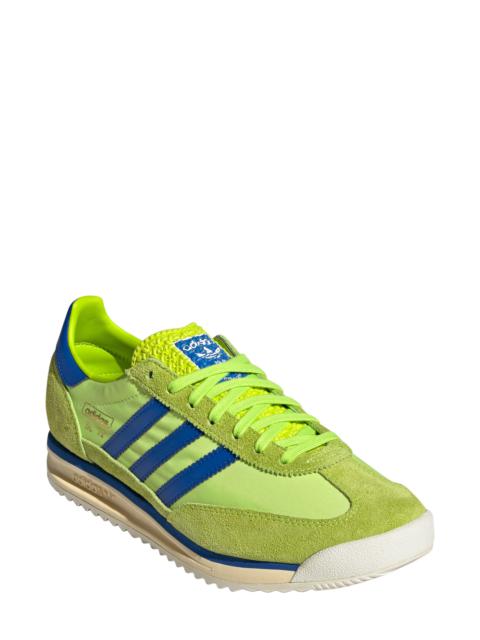 adidas adidas SL 72 RS Sneaker in Solar Slime/royal Blue/lime at Nordstrom