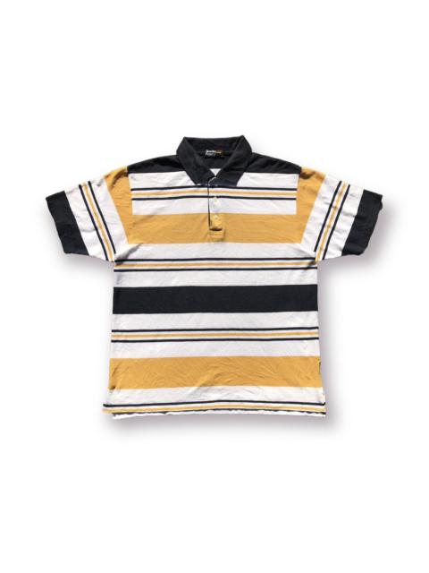 Other Designers Vintage - Benetton Formula 1 Racing team stripe polo shirt