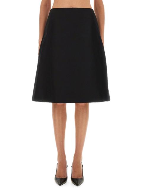 Alexander McQueen Alexander Mcqueen Women Flared Midi Skirt