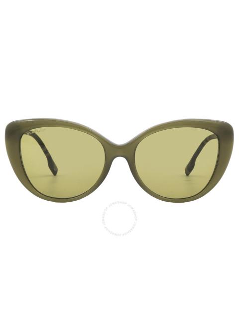 Burberry Burberry Green Cat Eye Ladies Sunglasses BE4407 4090/2 54