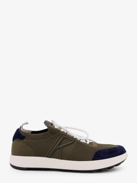 KITON CIRO PAONE - Kiton Ciro Paone Low-Top Mesh Sneakers With Suede Profiles