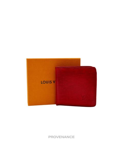 Louis Vuitton Louis Vuitton MALLETIER Marco Wallet - Red Epi Leather