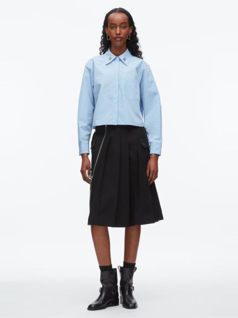 3.1 Phillip Lim Cropped Shirt with Embroidered Collar