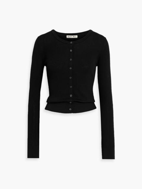 Other Designers Ava ribbed wool cardigan