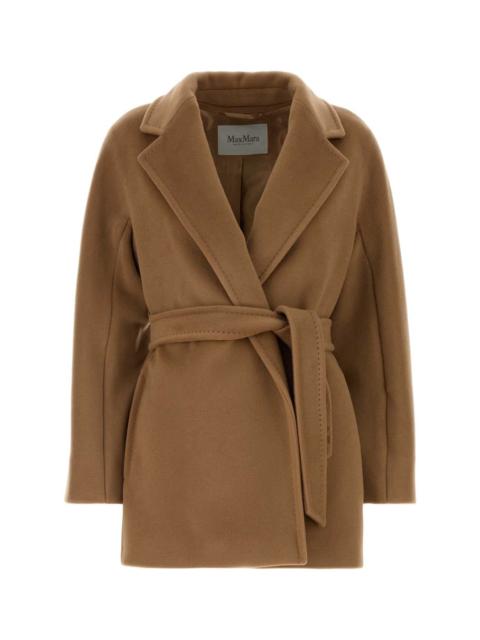 Max Mara Max Mara Women Camel Wool Mondina Coat