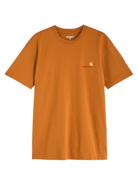 Carhartt Wip American Script Logo Cotton T-shirt